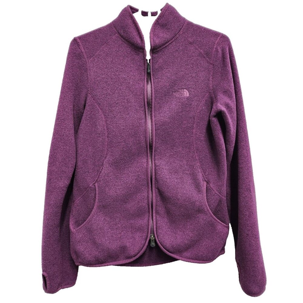 The North‎ Face Womens Fleece Jacket Medium Purple Active Outdoor Gorpcore